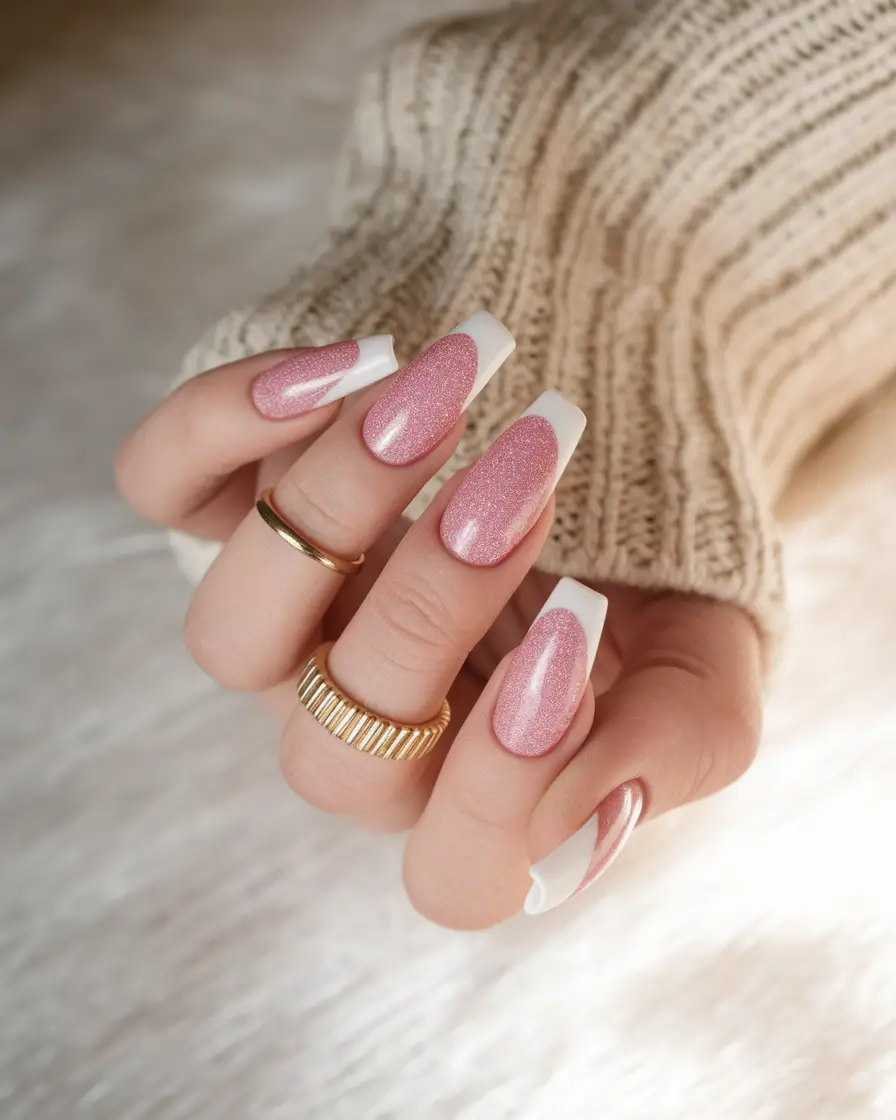 Classy Summer Nails for 2025 Style Glazed French Drama