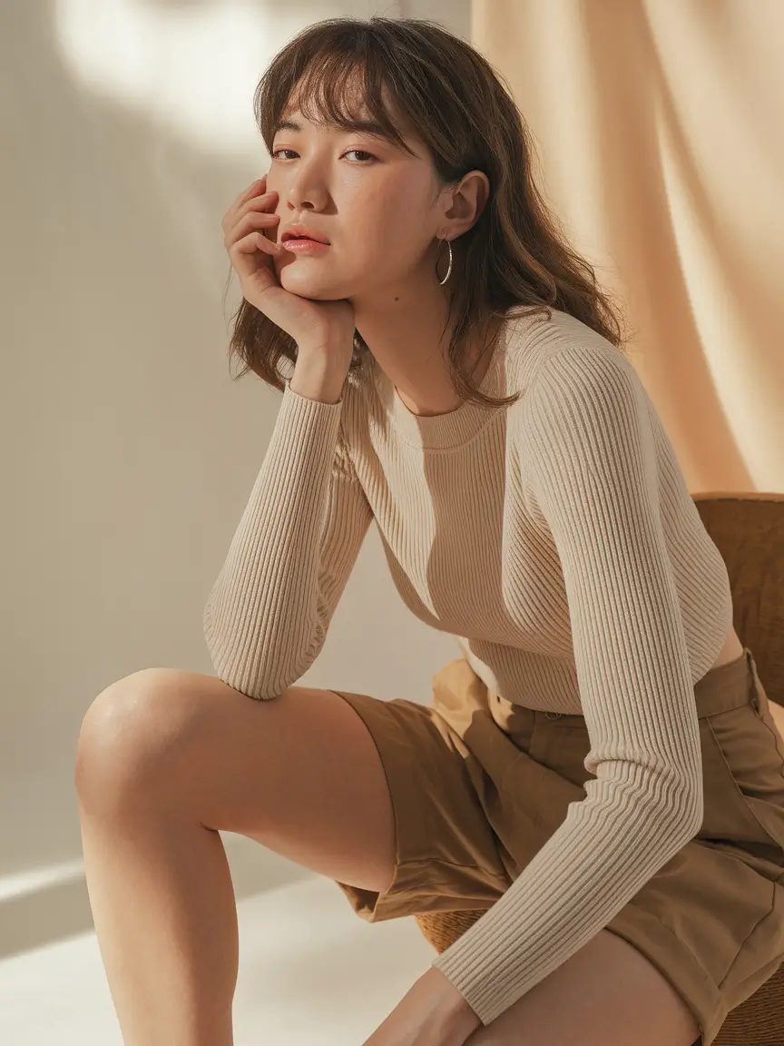 cute autumn outfits ideas 2025 Soft Neutrals for Warm Autumn Light