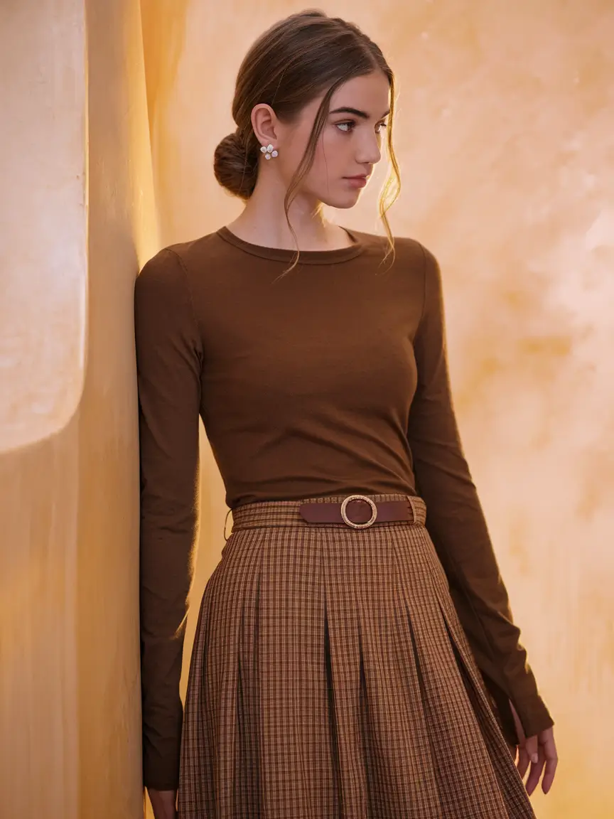 cute autumn outfits ideas 2025 Retro Academia With a Modern Twist