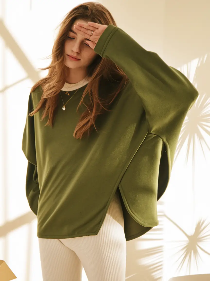 cute autumn outfits ideas 2025 Oversized Zen in Earthy Hues