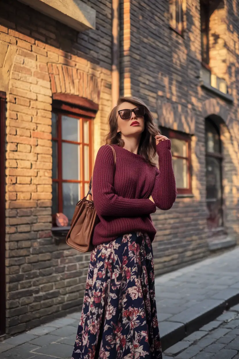 cute autumn outfits ideas 2025 Romantic Boho, But Make It Autumn