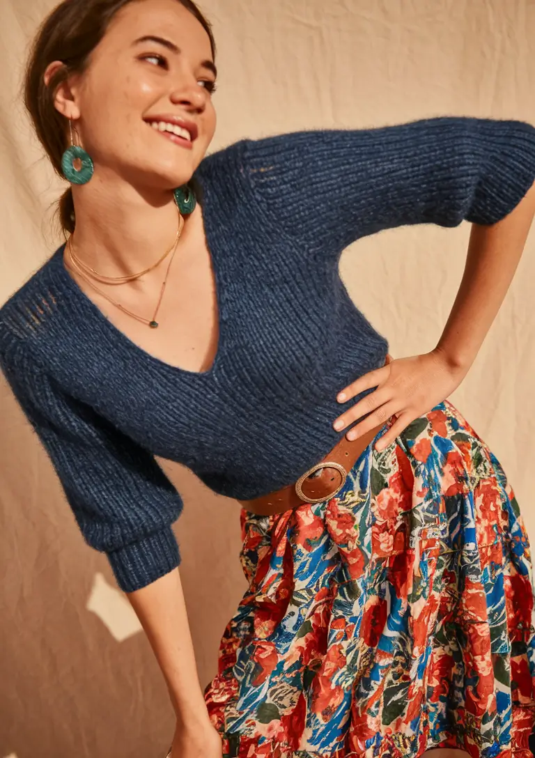cute fall fashion outfits aesthetic 2025 Bold Knits and Boho Florals