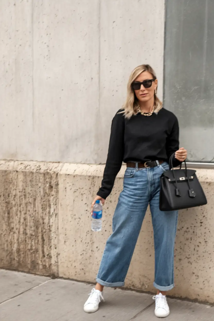 fall 2025 - trendy outfits ideas for women Downtown Energy: Monochrome Minimalism