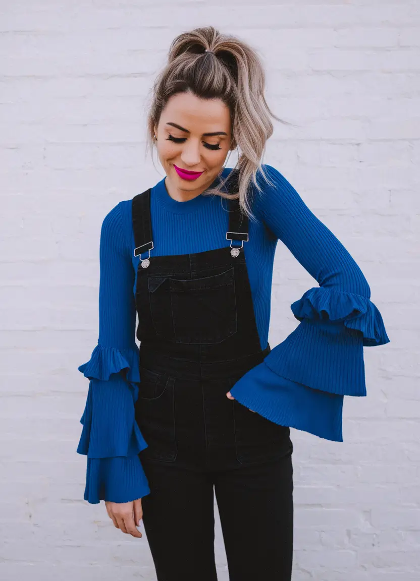 fall 2025 - trendy outfits ideas for women Flounce & Function: Overalls Reimagined