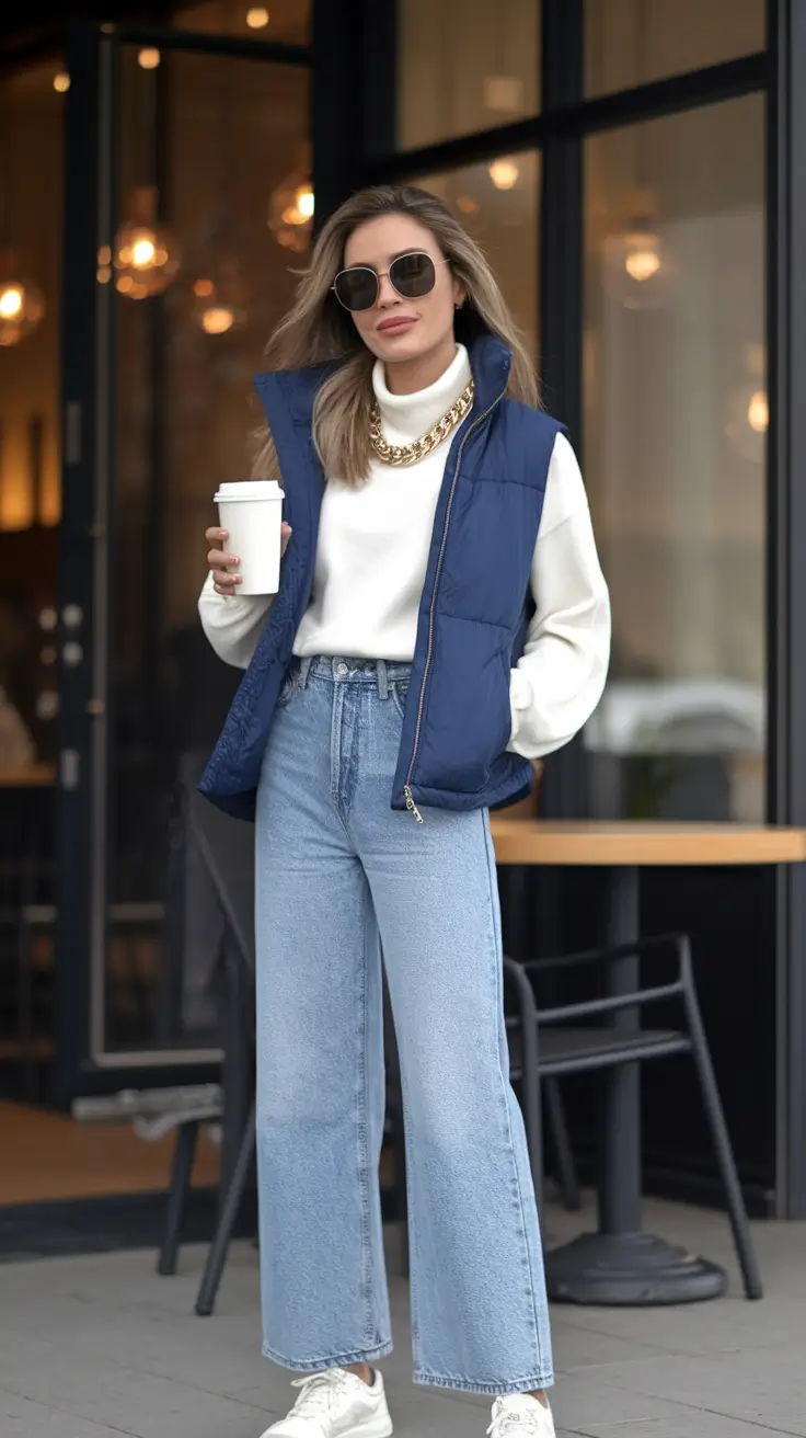 fall 2025 - trendy outfits ideas for women Sporty Luxe: Coffee Run Meets Street Style