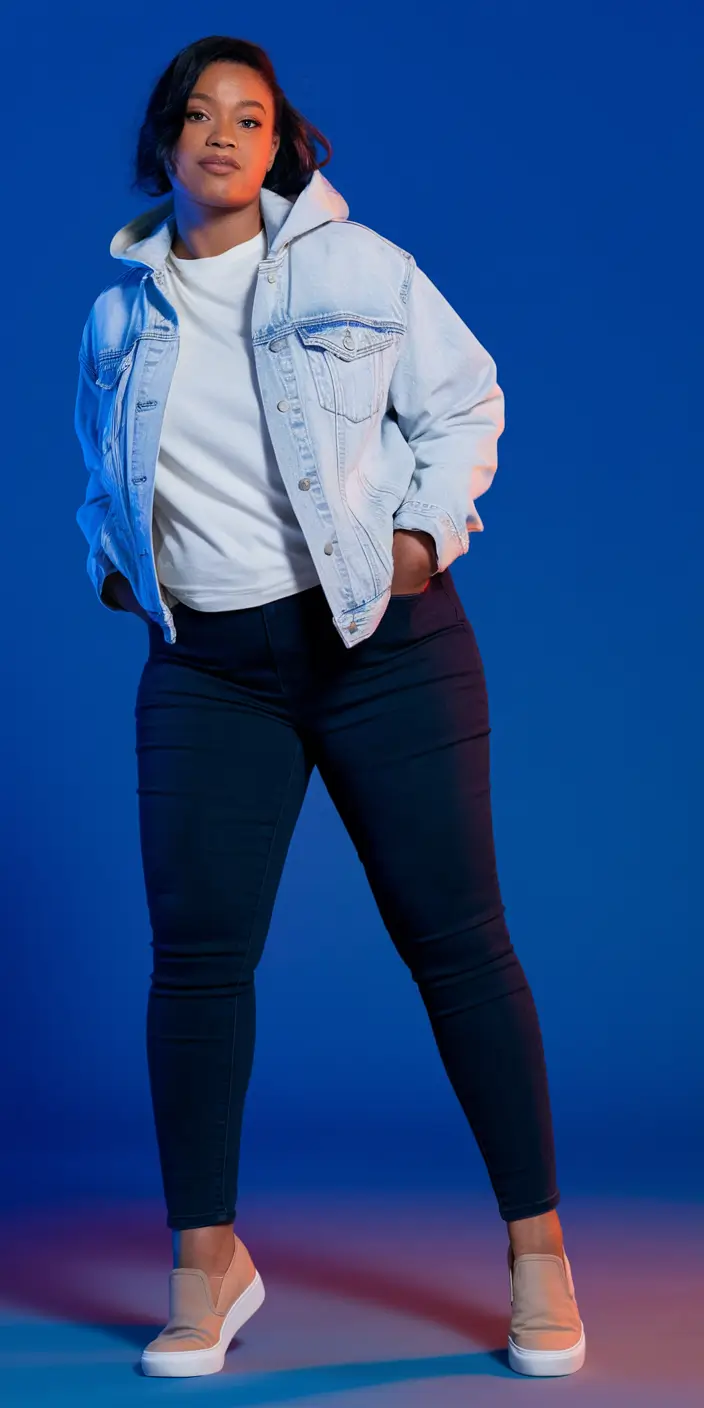 fall outfits ideas 2025 for plus size women Denim & Simplicity for Everyday Cool