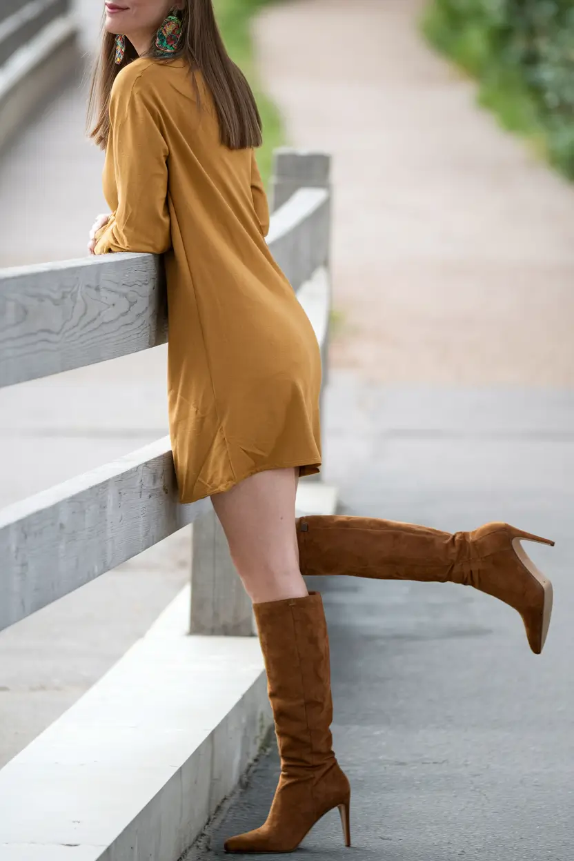 fall outfits with boots - trendy ideas 2025 Golden Hour Chic