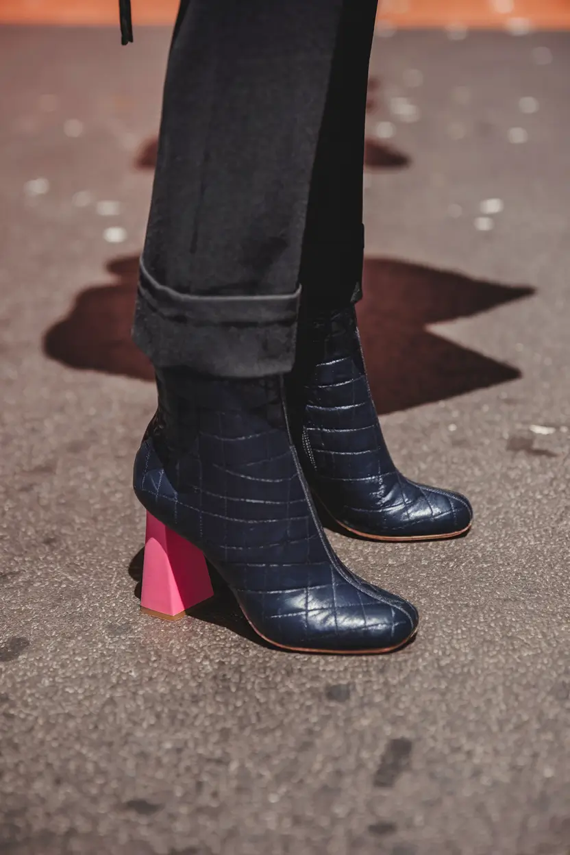 fall outfits with boots - trendy ideas 2025 Colorblock Couture