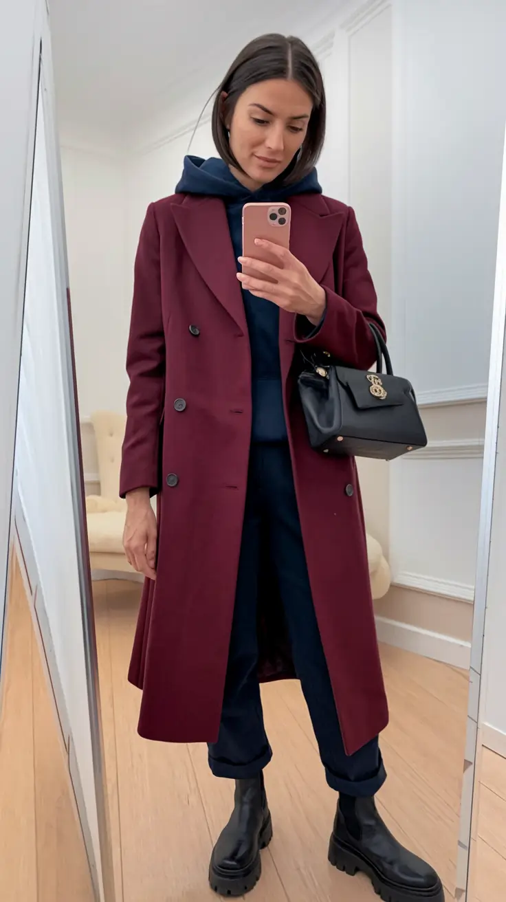 Fashion fall outfits - trendy ideas 2025 Burgundy Street-Jet Setter