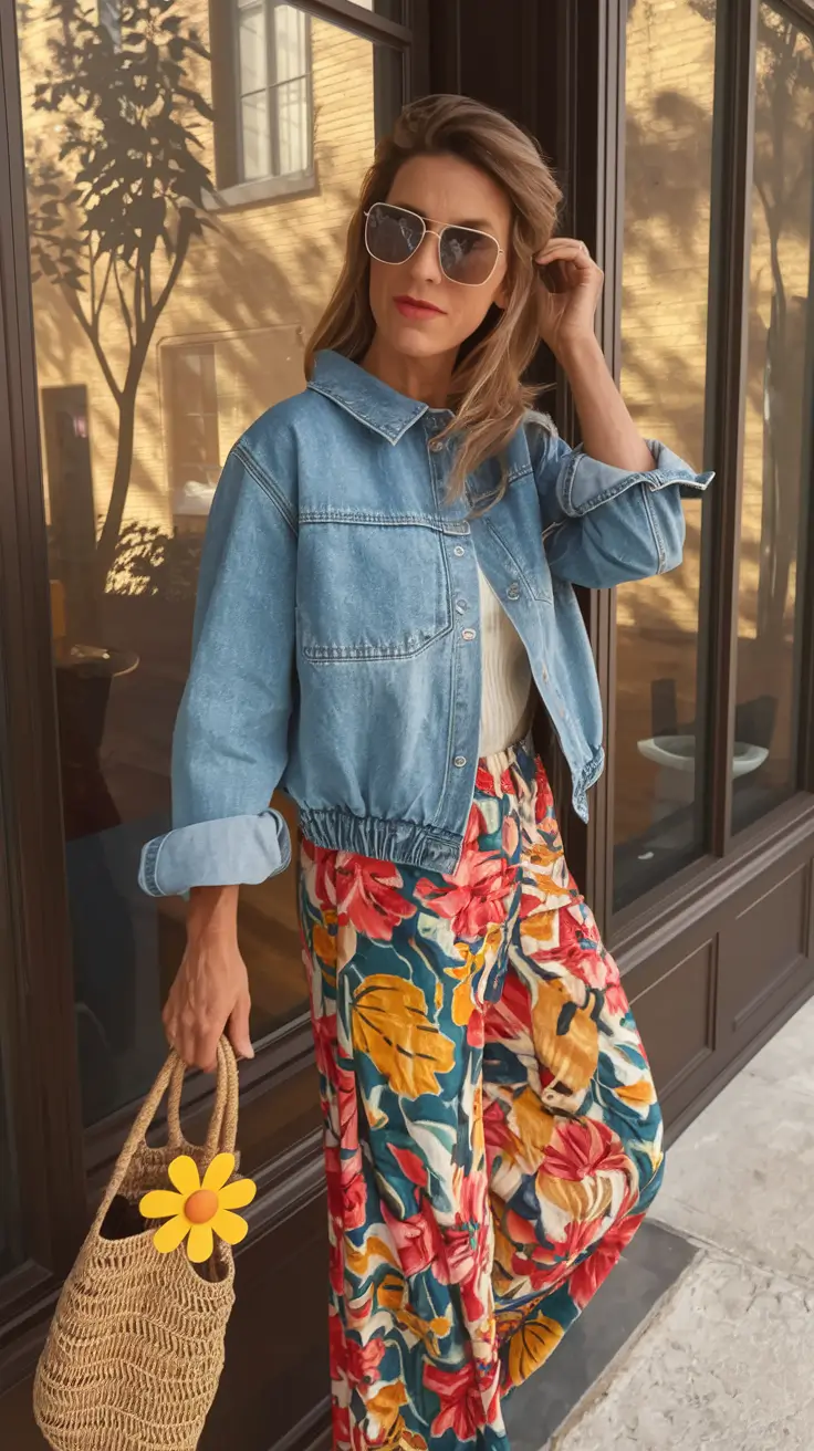 Fashion fall outfits – trendy ideas 2025 Tropical Rewind Layers