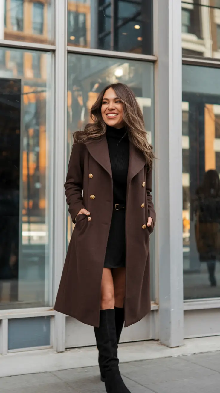 Fashion fall outfits - trendy ideas 2025 Chocolate-Coated Mini Mood