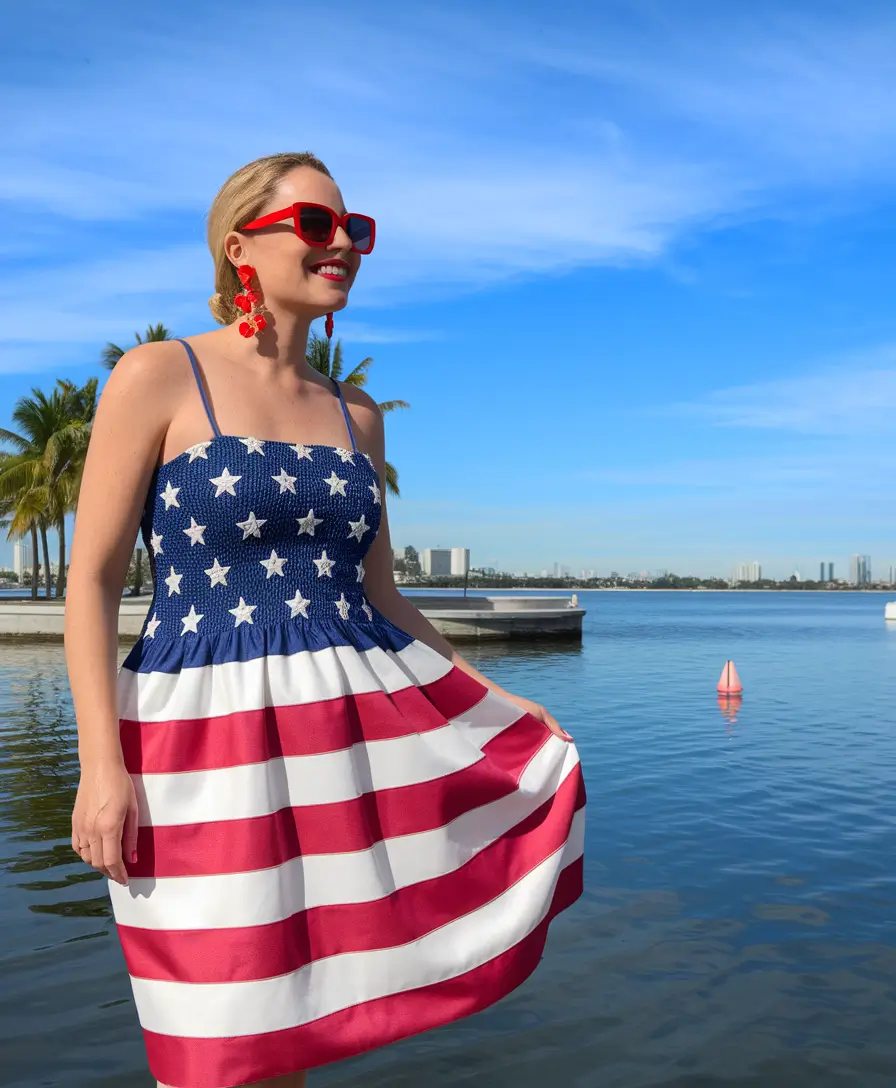 4th of july dresses women+Stars and Stripes, Literally