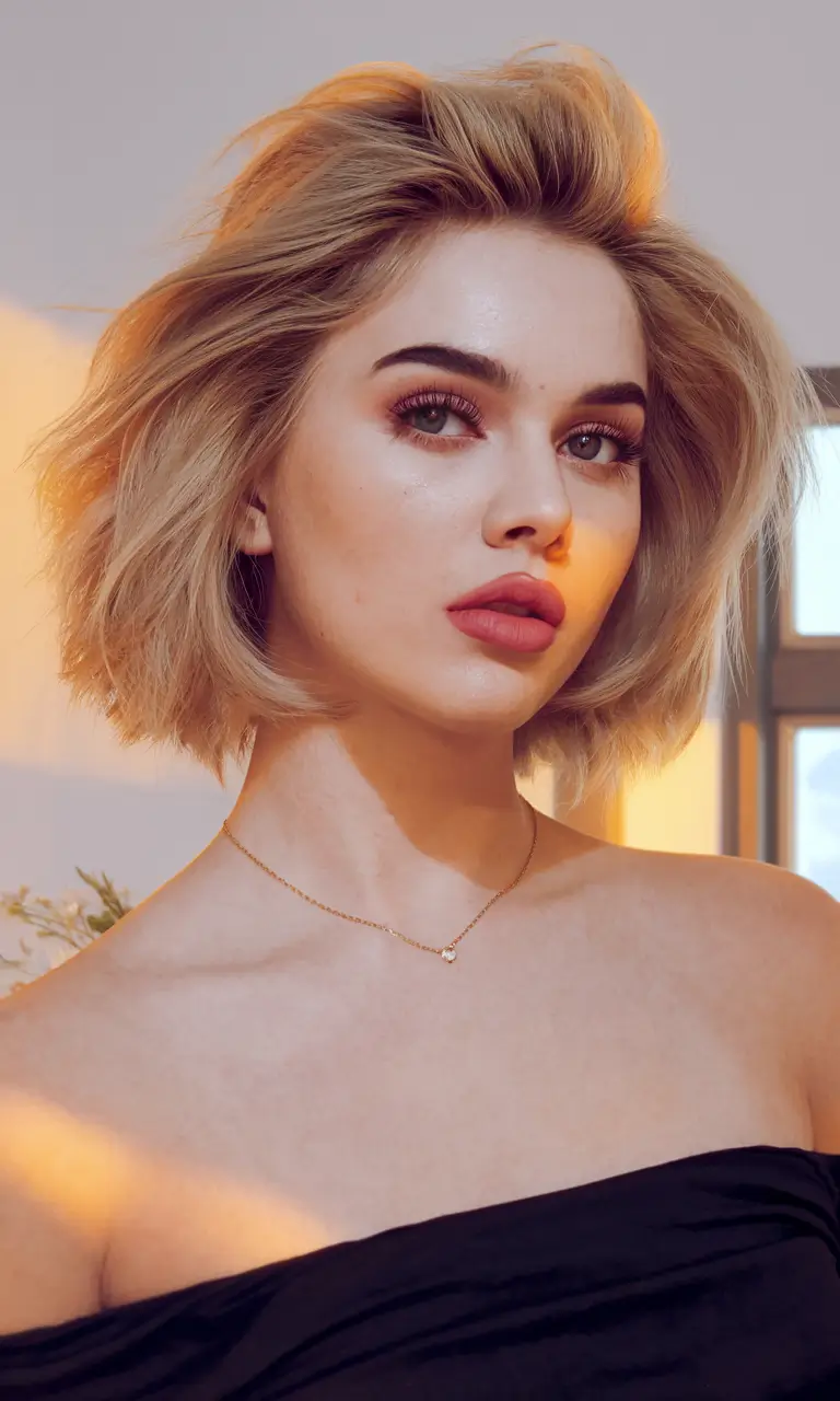Fresh Hairstyles for July 2025 Voluminous Blonde Bob with Power Lift