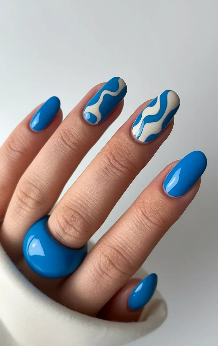 july nail colors Coastal Waves in Sky Blue