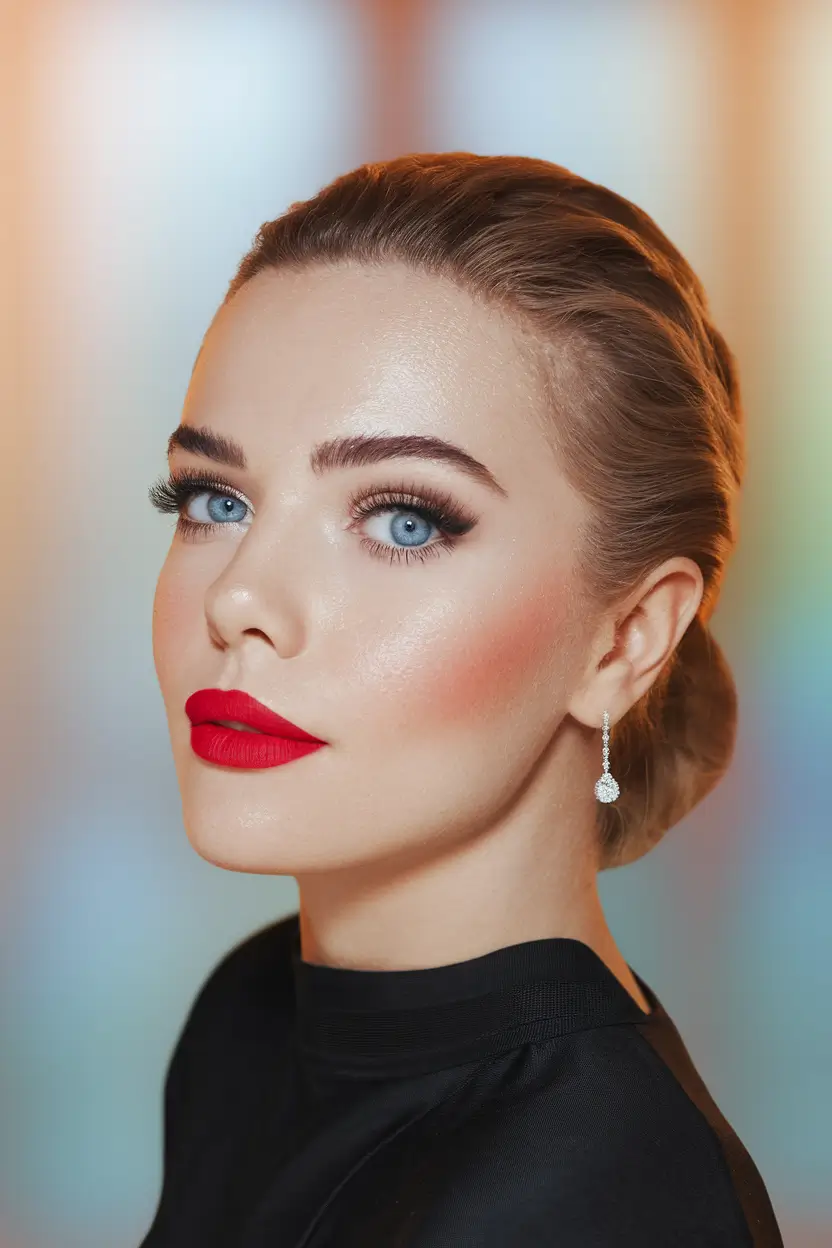 labor day hairstyles 2025 Low Sleek Chignon with Side Part