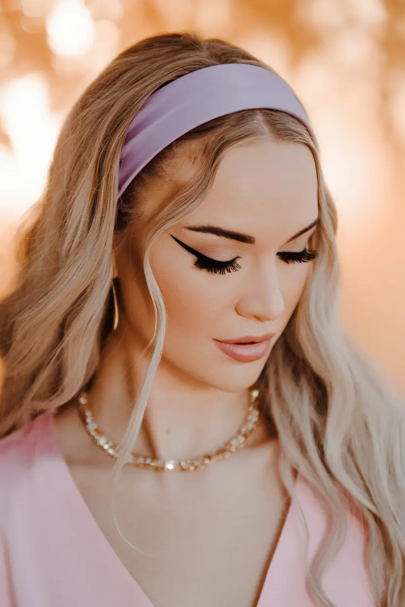labor day hairstyles 2025 Boho-Inspired Headband Waves
