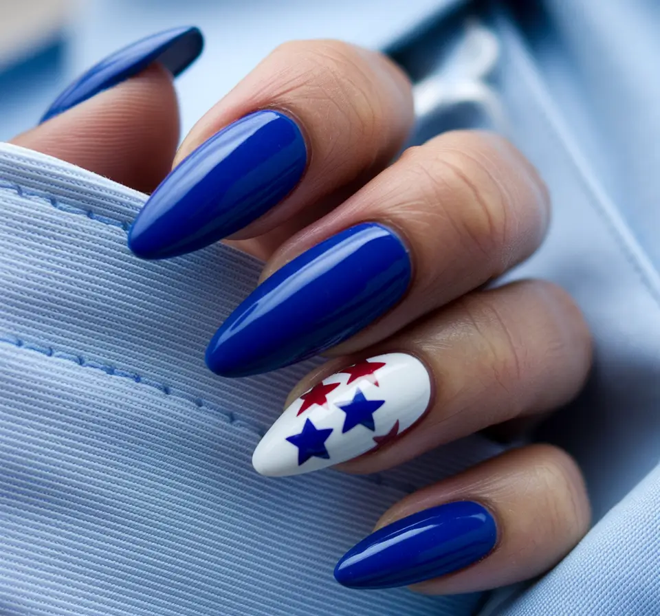 labor day nails 2025 Classic Americana With a Punch