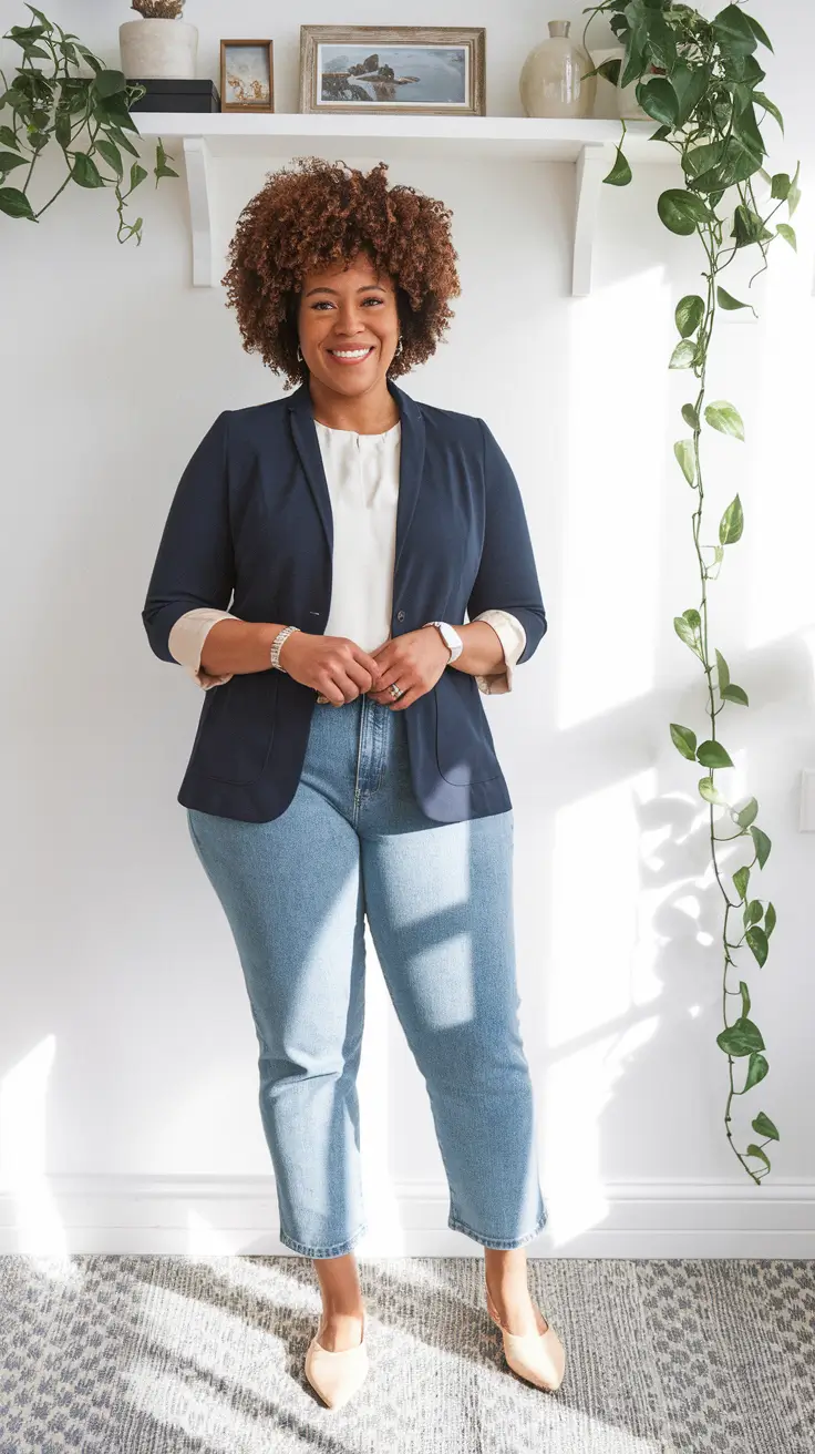 mom outfits inspo for fall 2025 Blazer Confidence for Busy Schedules