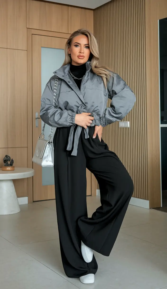 simpl fall travel capsule wardrobe 2025 Edgy Neutrals With a Hint of Glam