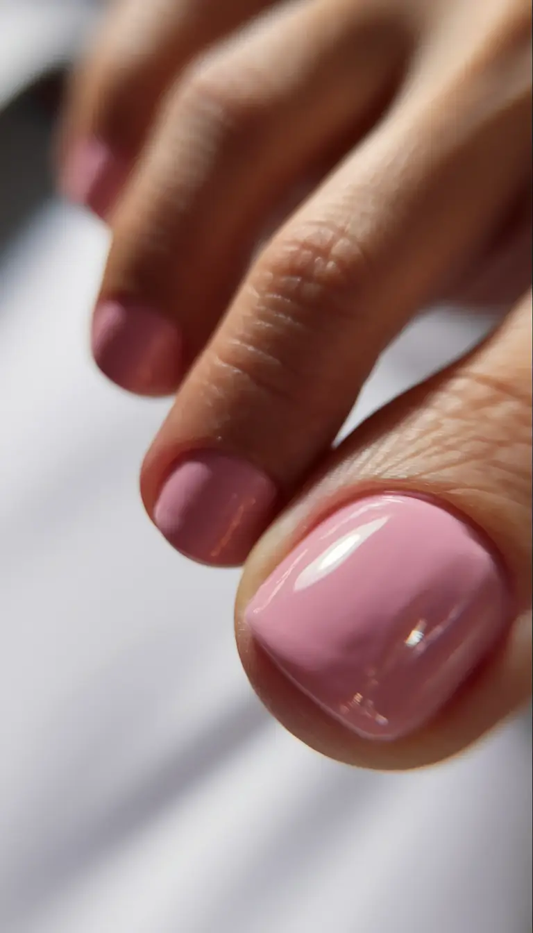 toe nails for august Pink Milk for the Romantics