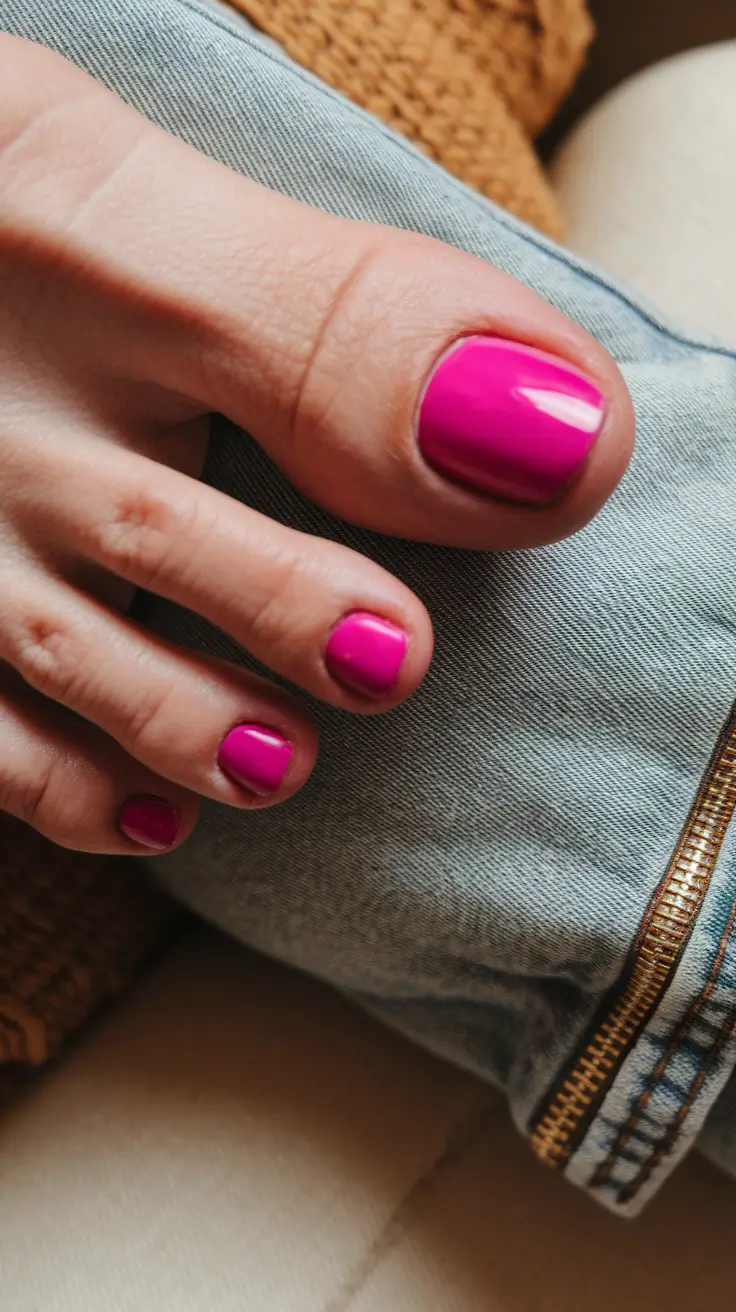 toe nails for august Hot Pink Power for the Inner Diva