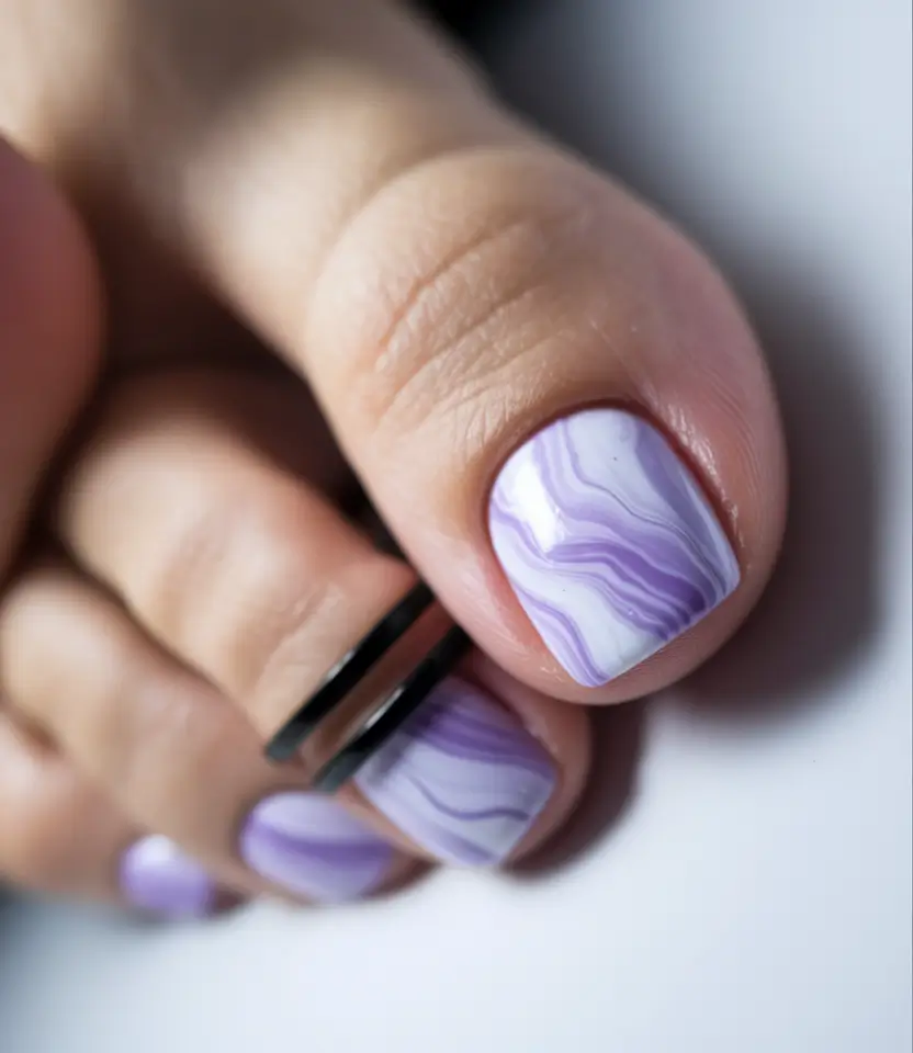 nail-designs-Swirls-of-Lavender-Like-Frozen-Yogurt-Dreams