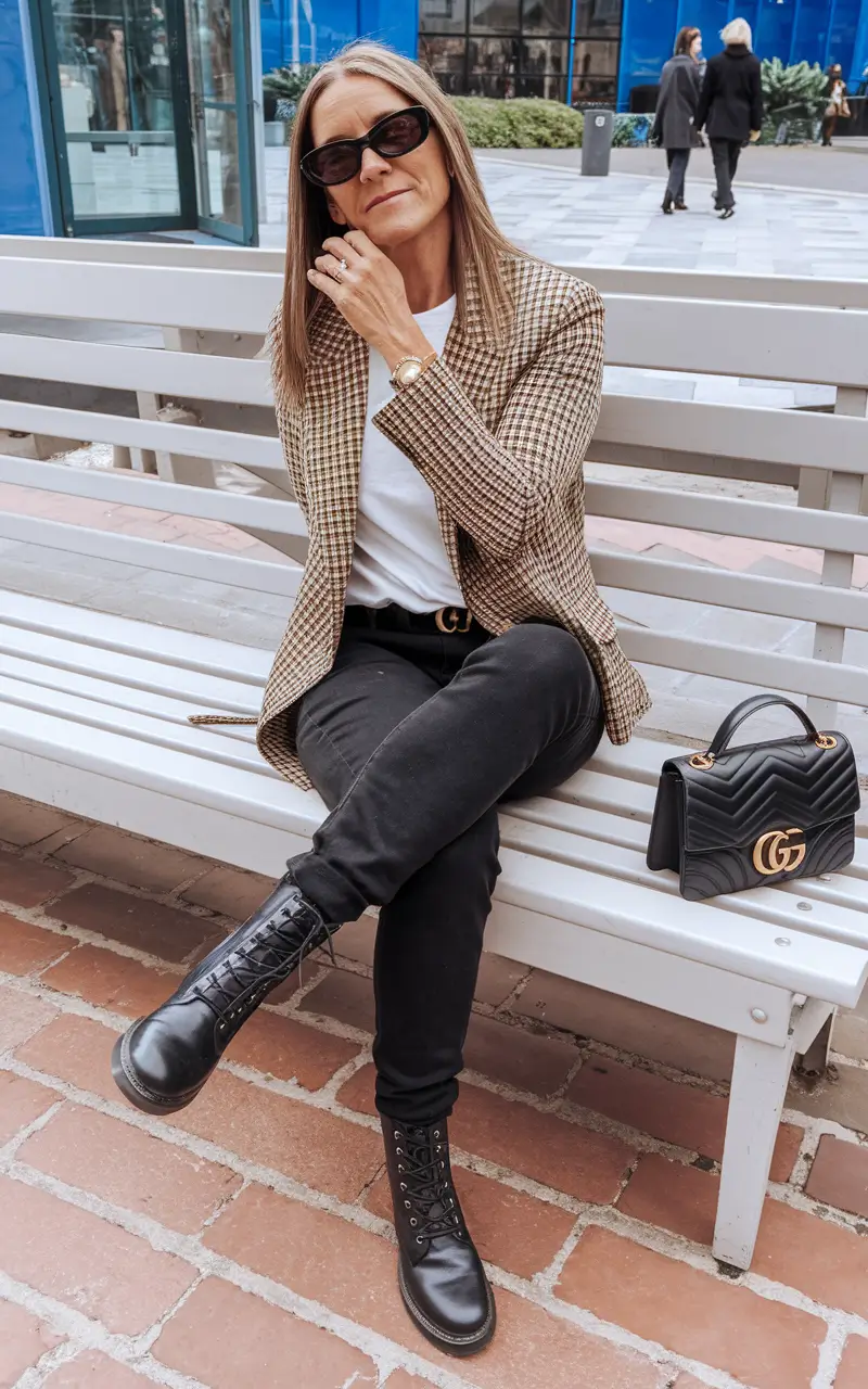 trendy fall outfits for women over 40 - ideas 2025 City Edge with a Heritage Blazer