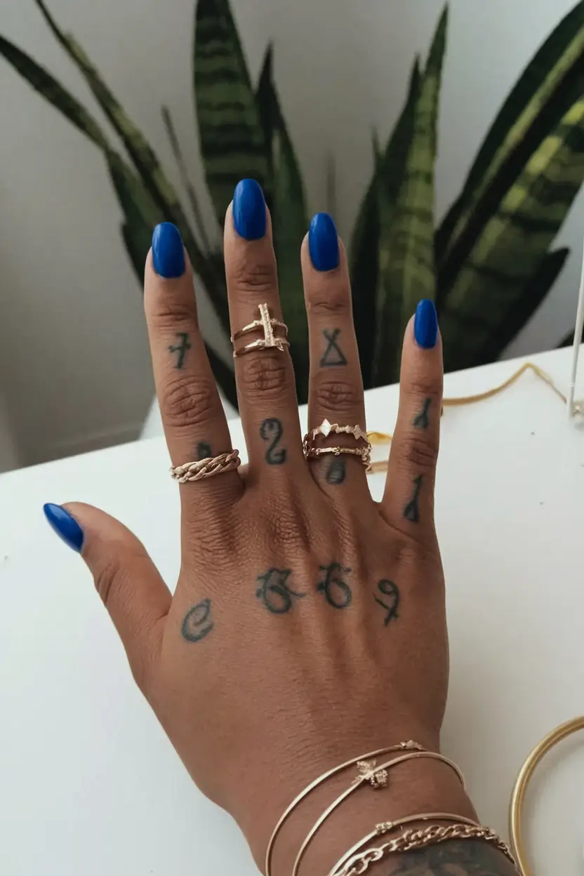 2025 Fall Nail Colors for Dark Skin - Blush Pink with Gem Details