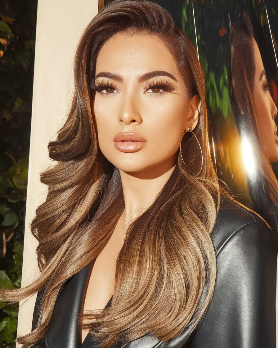 fall hair color trends Ultra-Polished Caramel Melt