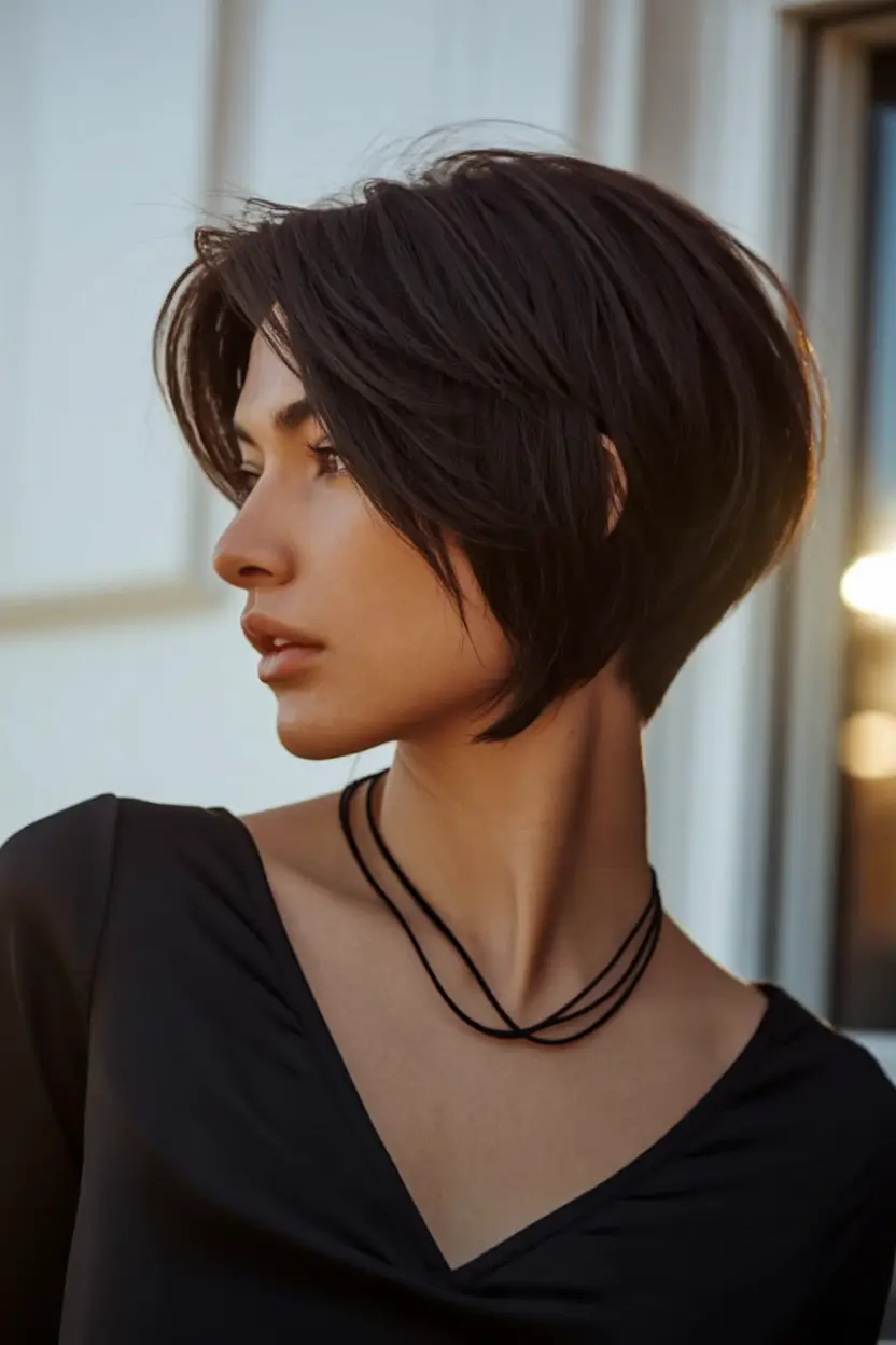 Best Short Haircut Ideas for Fall 2025 Stacked Bob with Volume and Lift