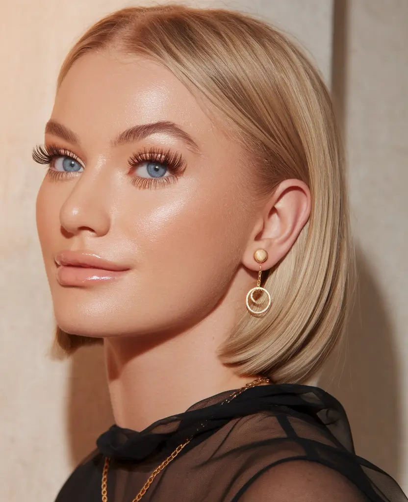 Best Short Haircut Ideas for Fall 2025 Modern Micro-Bob with Sculpted Sides