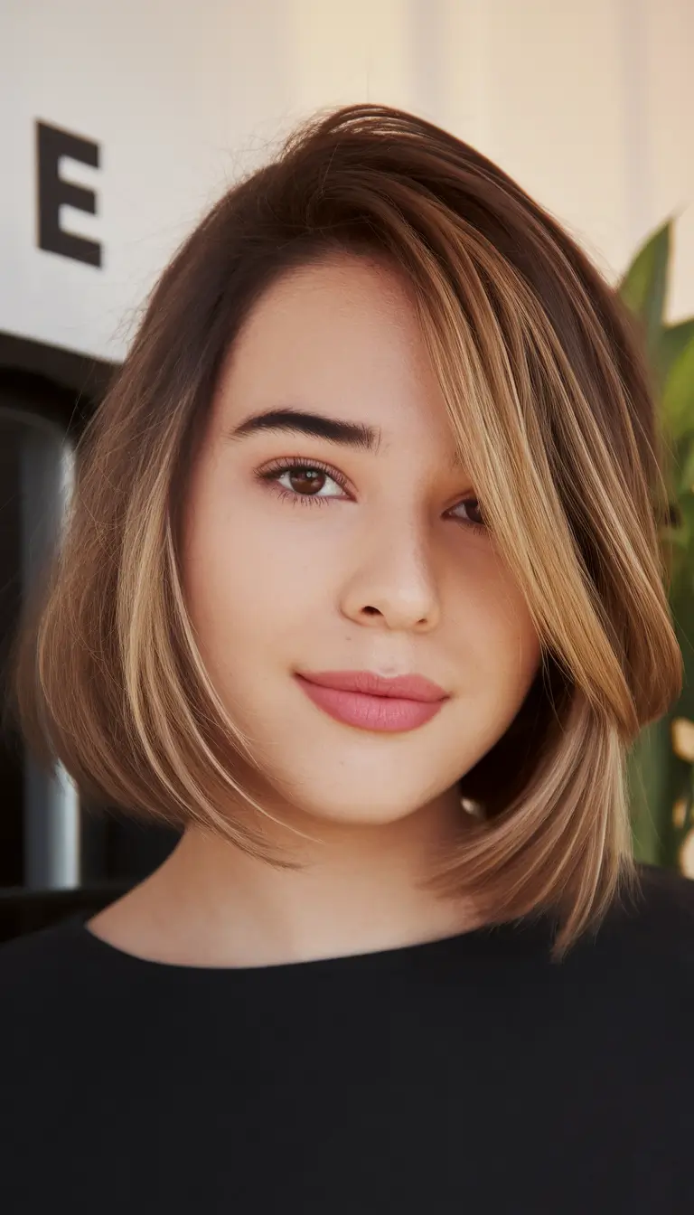 Best Short Haircut Ideas for Fall 2025 Classic Bob with Honey-Toned Highlights