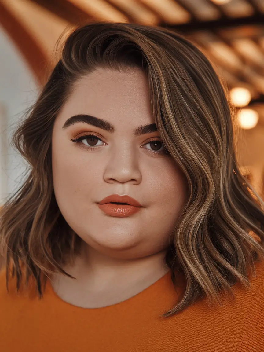 bob Effortless Movement with a Wavy Bob haircuts plus size women