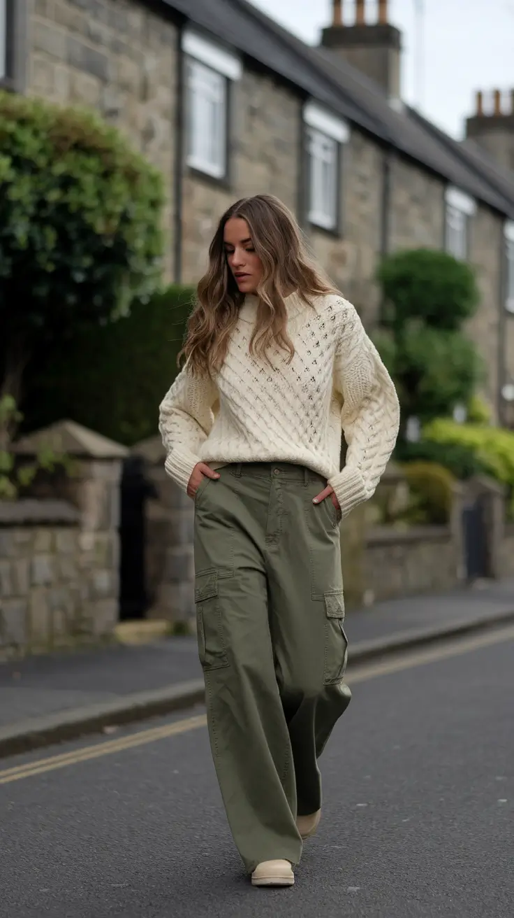 cozy fall outfits ideas 2025 Countryside Cozy with a Twist