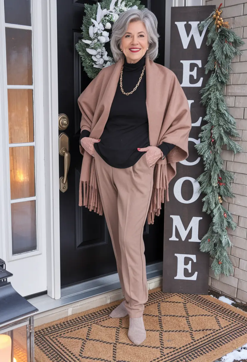 cute fall outfits for women over 60 - ideas 2025 Tonal Camel Comfort