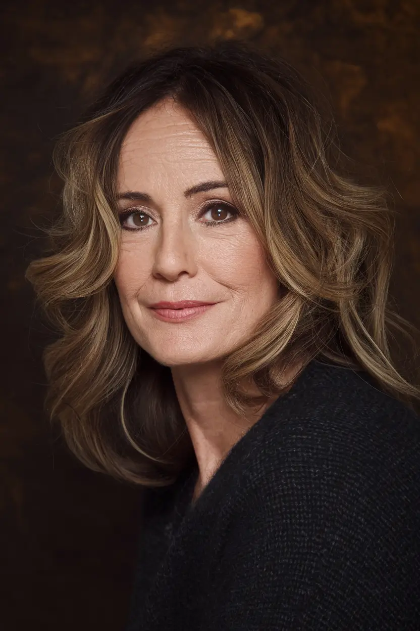 Fall 2025 Hair Colors for Women 40-Year-Olds and Up - Dimensional Warm Brunette with Soft Layers