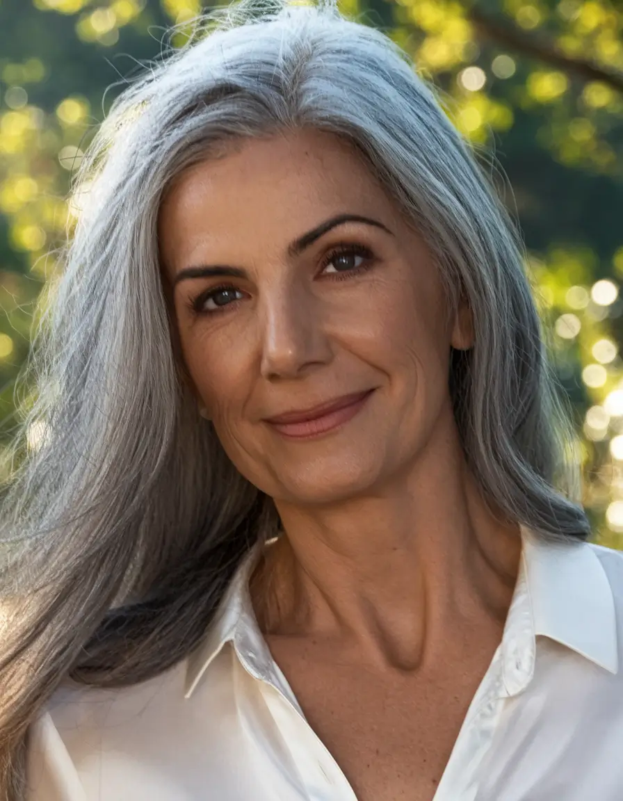 Fall 2025 Haircuts for Women 50+ Long and Graceful with Natural Flow