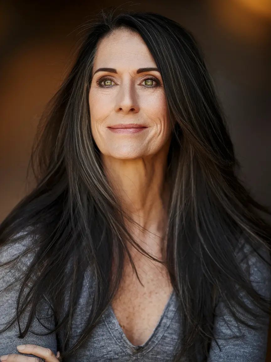 Fall 2025 Haircuts for Women 50+ Sleek and Confident with Natural Grace
