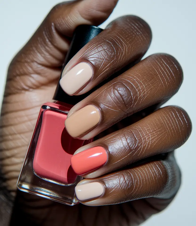 Fall 2025 Nail Colors for Brown Skin Neutral With a Surprise Pop
