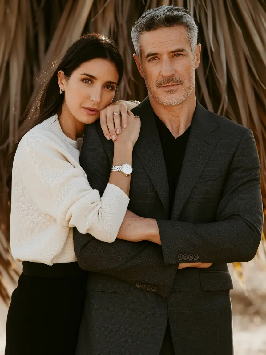 fall family photo outfits ideas 2025 Minimalist Sophistication with Monochrome Layers