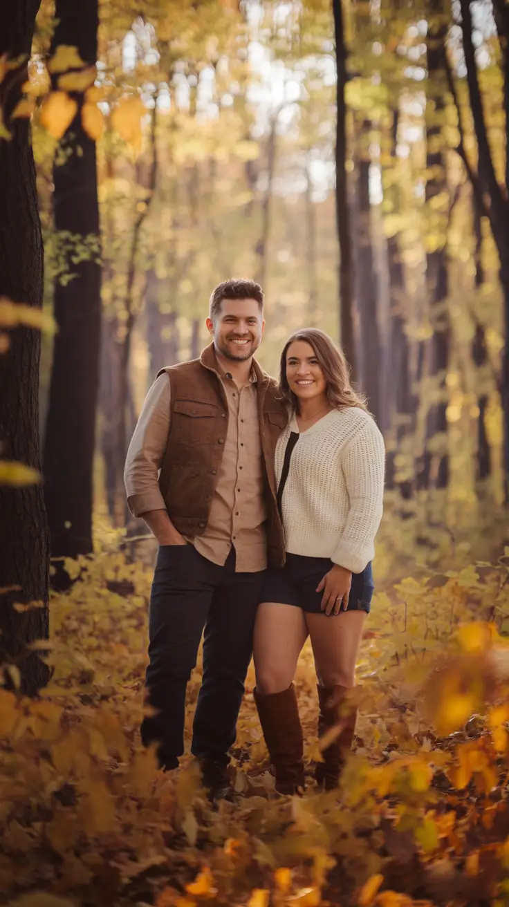 fall family photo outfits ideas 2025 Cozy Cabin Vibes with a Hint of Summer Left