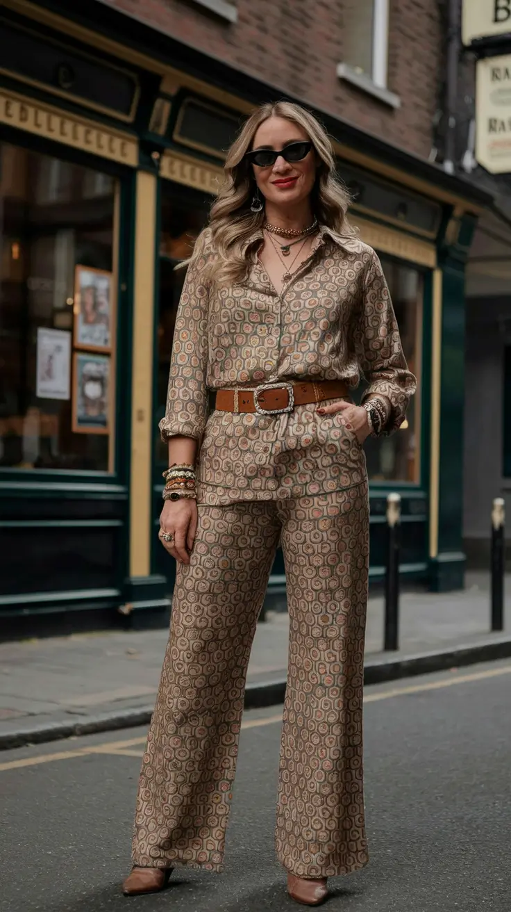 fall fashion trends women Retro Geo Set & Street-Market Swagger