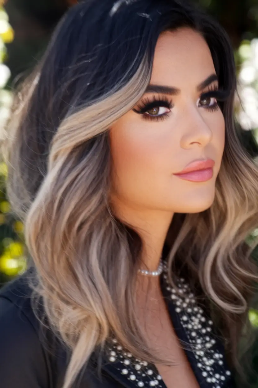 fall hair color ideas 2025 Silvered Blonde Glamour Waves