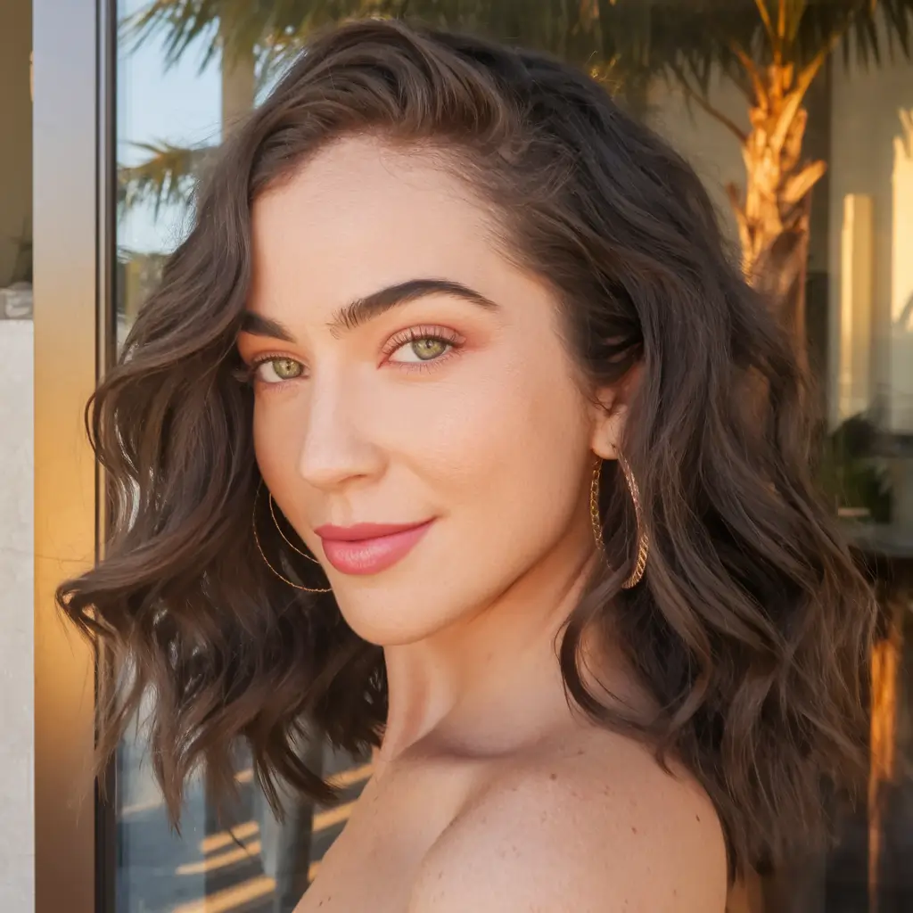 fall hair color ideas 2025 Chocolate Mushroom Crop