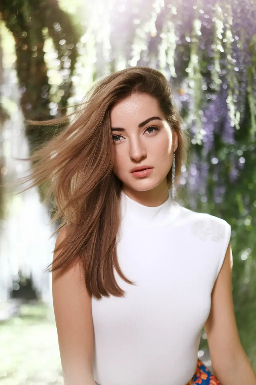 Fall Hair Colors for Cool Skin Types — 2025 Creamy Soft Beige with Windswept Finish