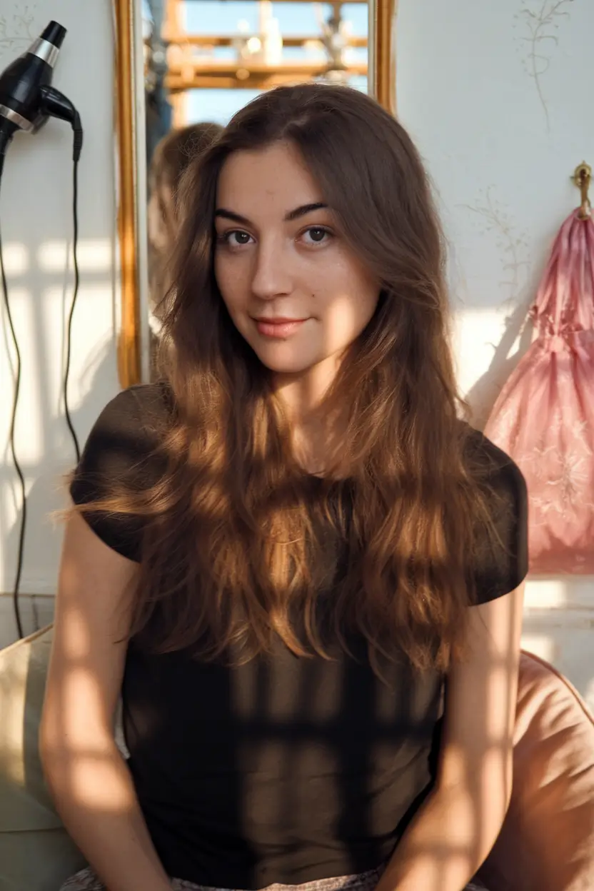 Fall Hair Colors for Cool Skin Types — 2025 Muted Medium Brunette with Feathered Layers