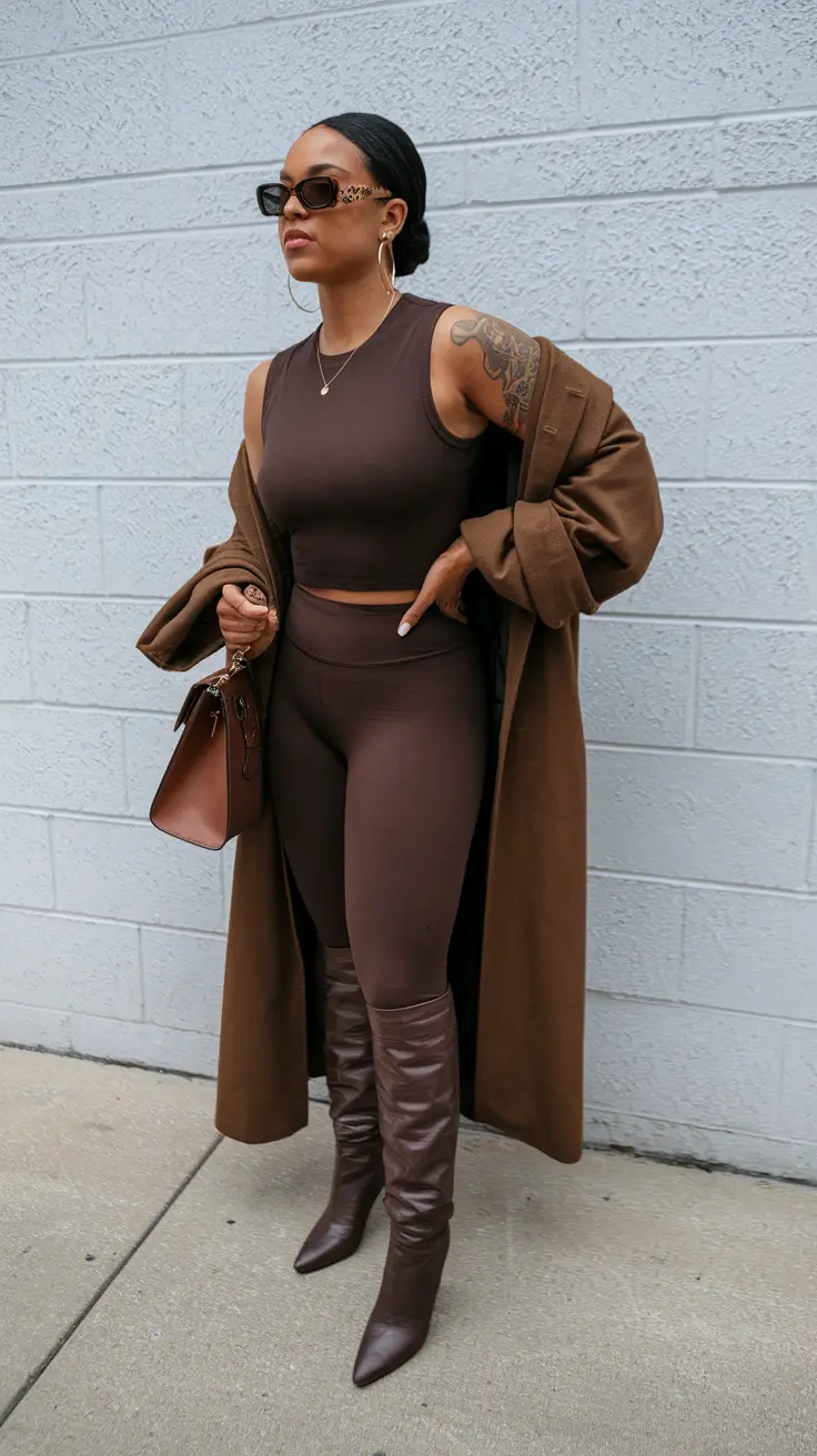 fall outfits for black women 2025 Mocha on Mocha Athluxury
