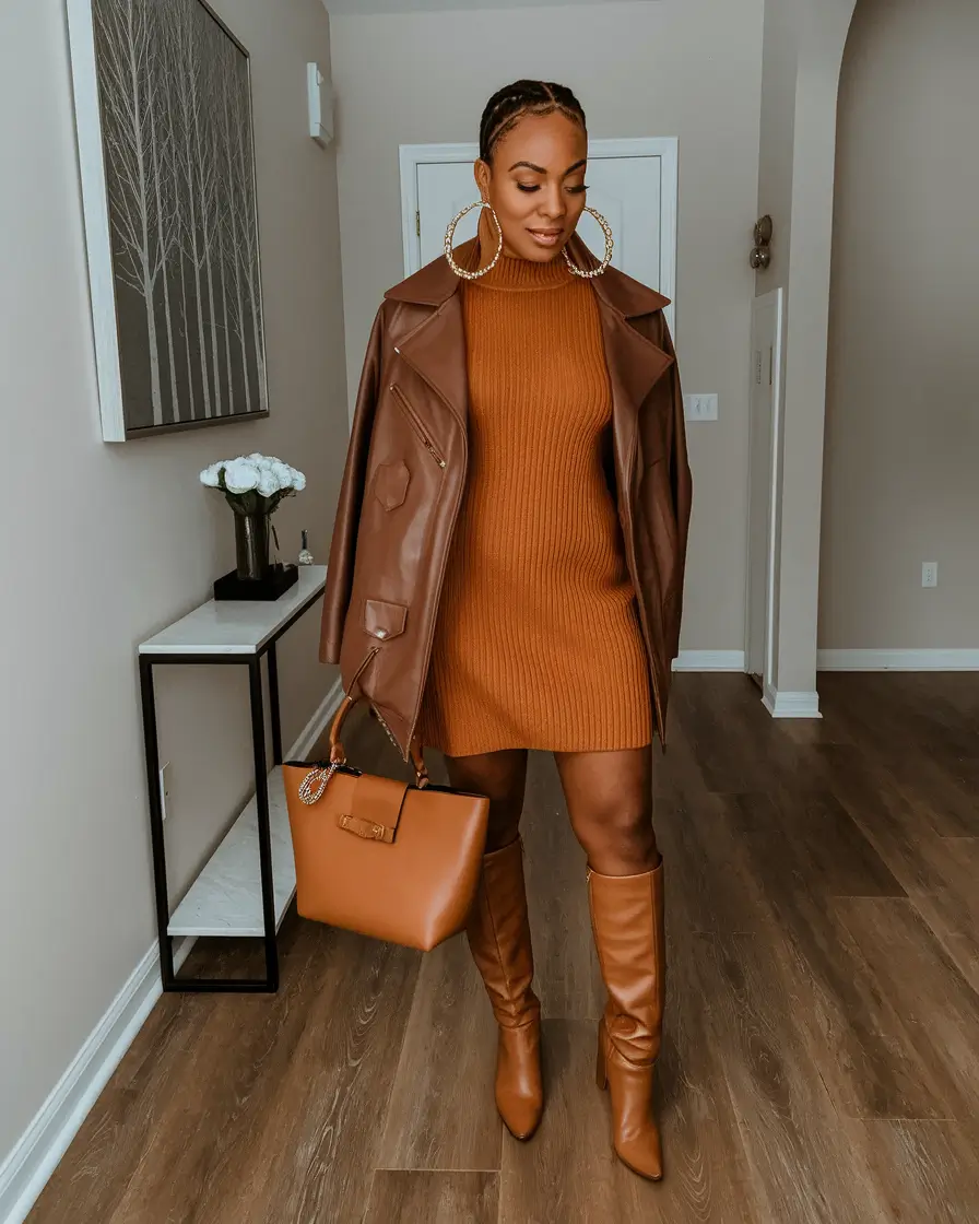fall outfits for black women 2025 Cozy Spice and Everything Nice