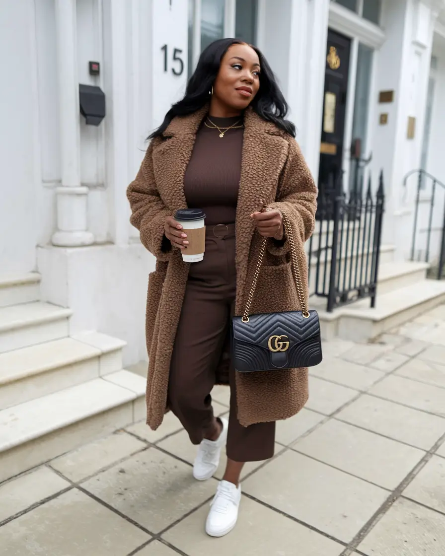 fall outfits for black women 2025 Laid-Back Luxe in Earth Tones