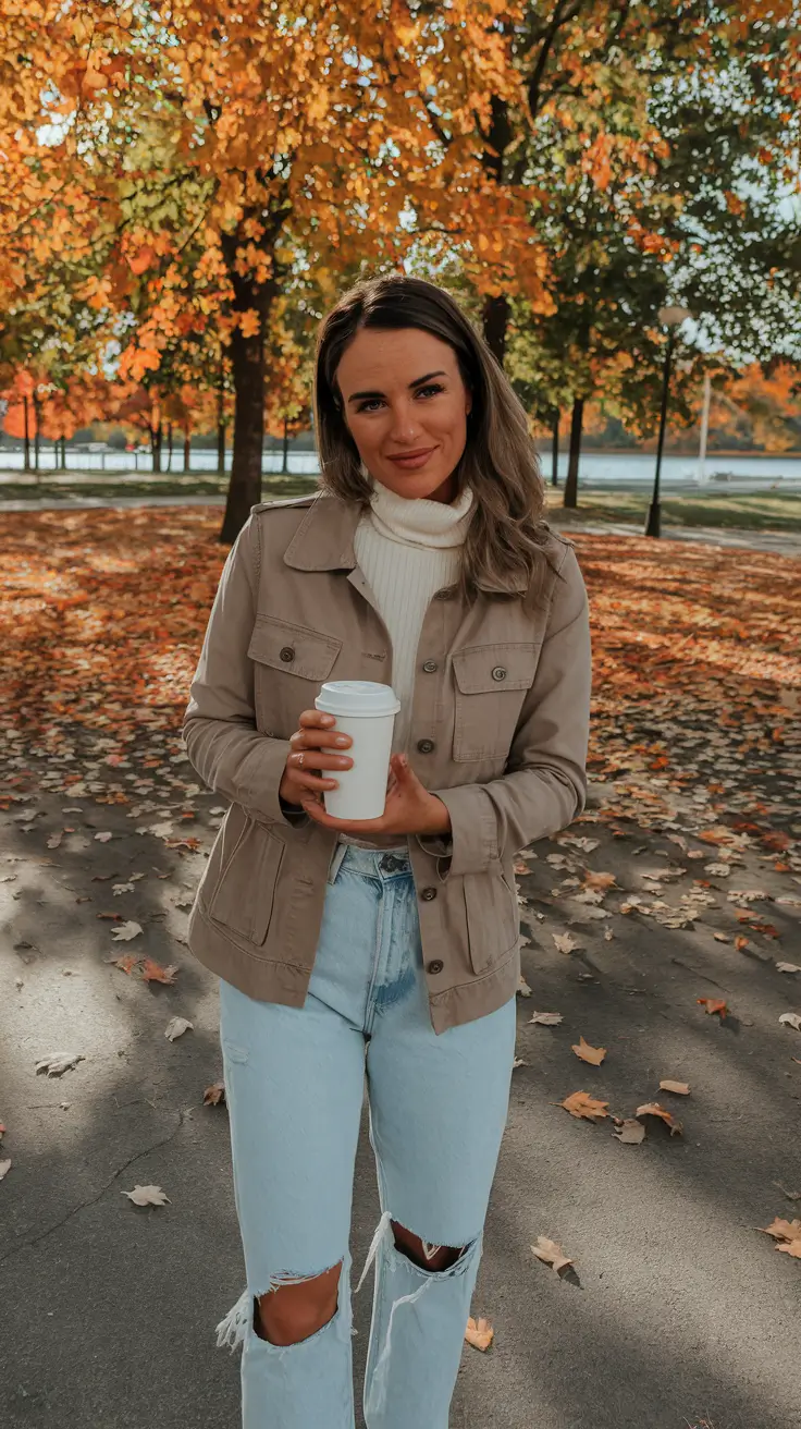 fall outfits for school 2025 Neutral Layers and Crisp Leaves